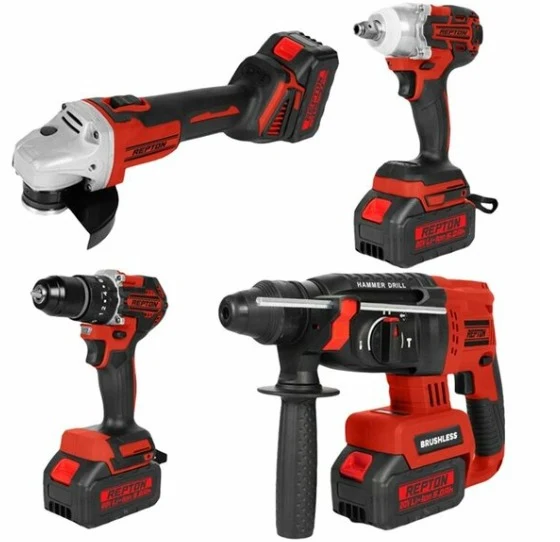 KRC Kömürsüz Akülü 4 Lü Set Çantalı 3 Bataryalı
